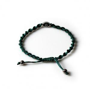Hot Sale New Design Evil Eye Braided Rope Bracelet NJSBC014DRBK