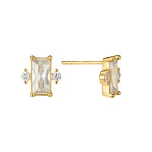 Recycled 925 sterling silver earring