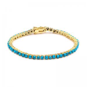Recycled brass bracelet